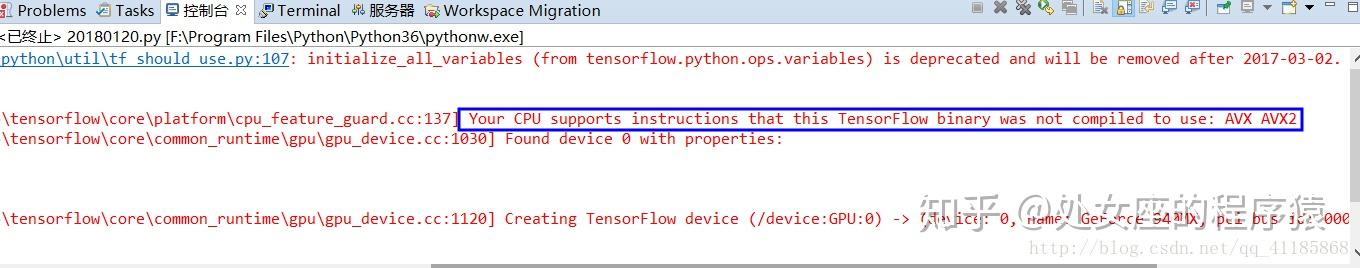 成功解决Your CPU supports TensorFlow binary AVX AVX2 - 知乎