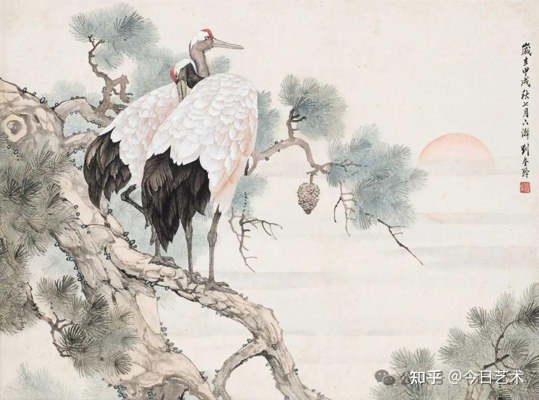 肉筆 水墨画 刘奎龄 全能画家刘奎龄100副高清工笔花鸟画欣赏！！！_中国_作品_传统