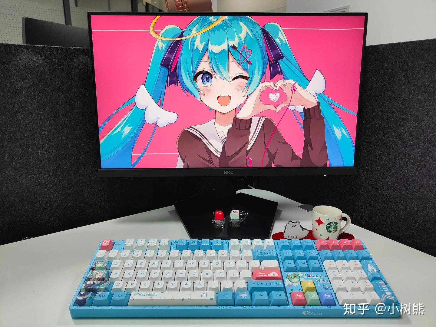 初音粉的恩物!Akko 5108B 初音未来联名款键盘,宿舍办公都适配