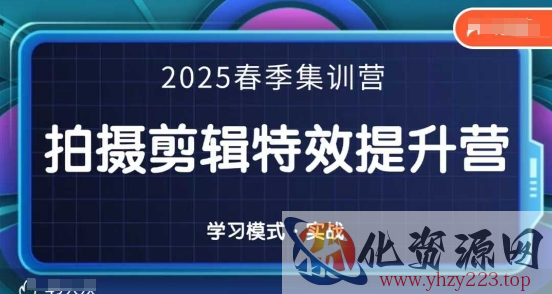 2025春季拍剪全能集训营，拍摄剪辑特效提升营