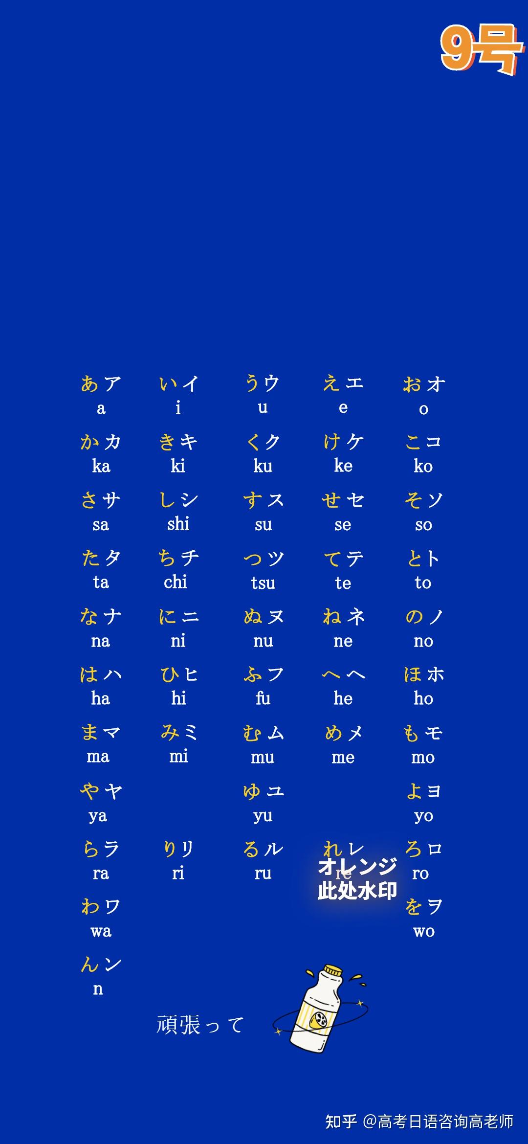 有没有日语五十音图好看的壁纸呢? - 知乎