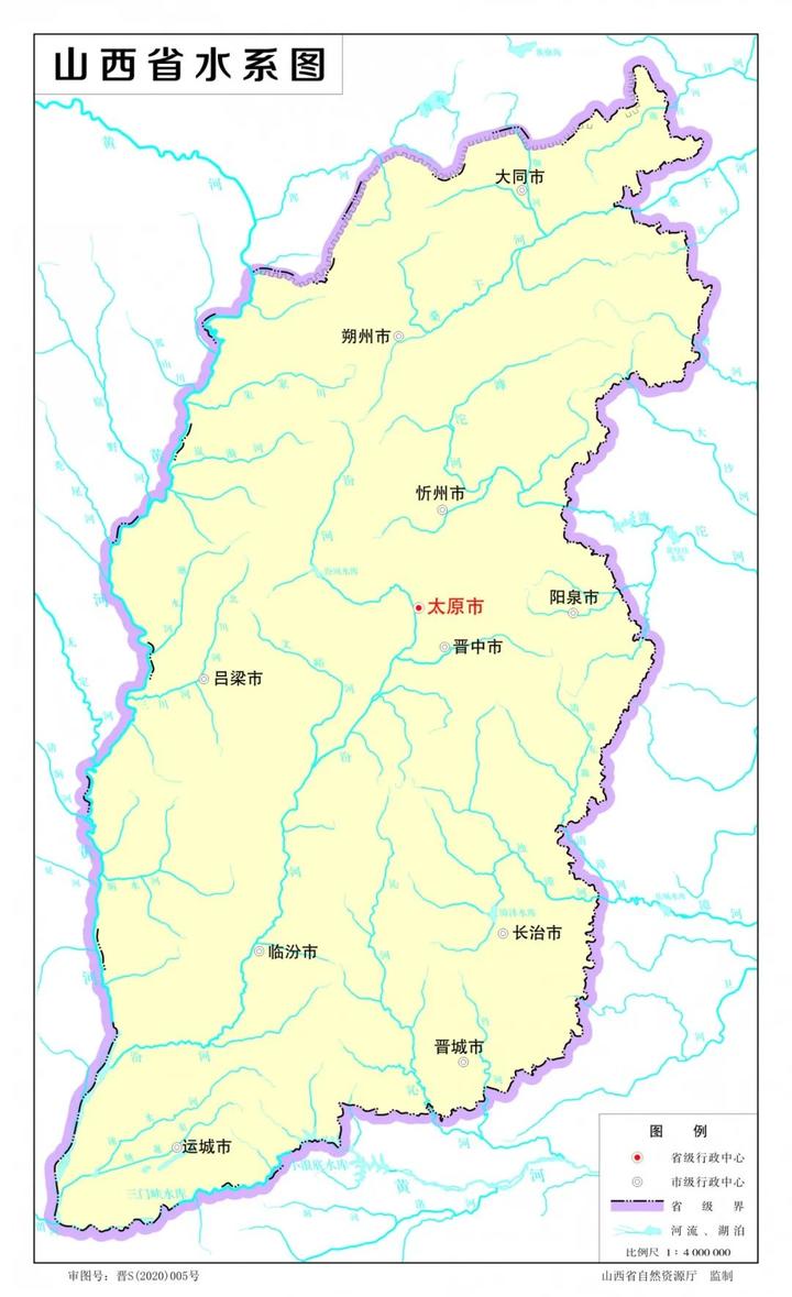 山西七河流域地图图片