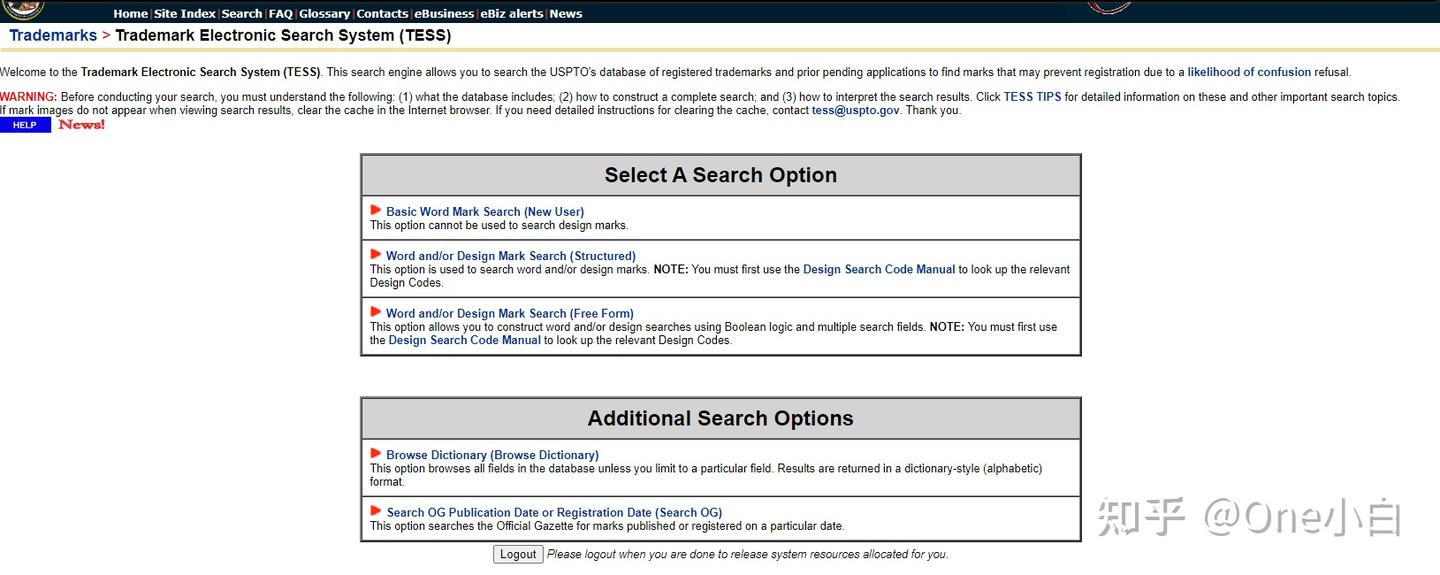 美国专利商标局USPTO 新商标在线搜索系统使用详细介绍- 知乎