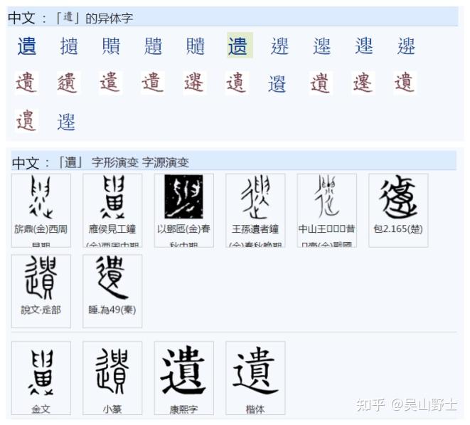753贵、匮、遗、溃、馈等同旁字有什么变化规律? - 知乎