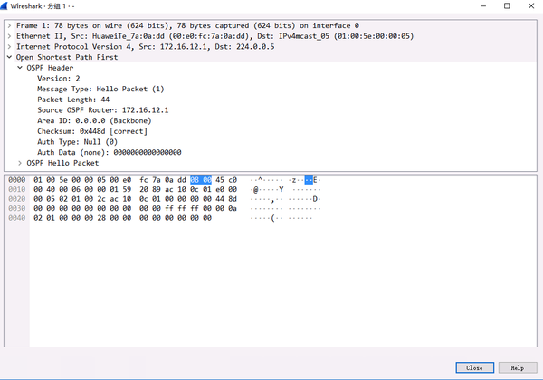 OSPF Packet Analysis