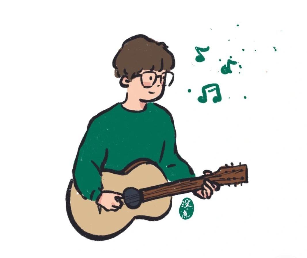 想求有没有好看的背吉他的情头.