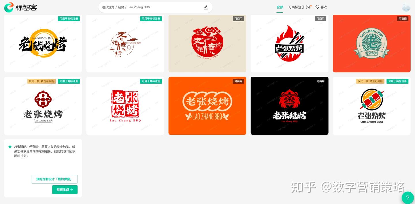 标智客 AI Logo设计生成神器评测报告 - 知乎