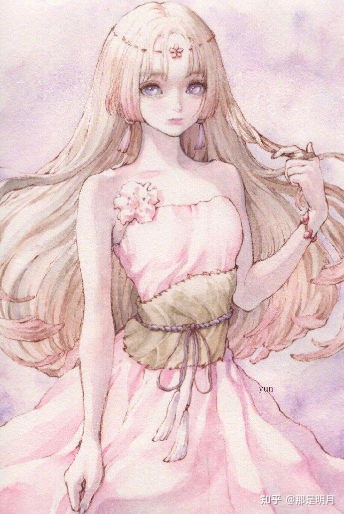 能分享一些酷酷的动漫水彩风的女孩壁纸吗