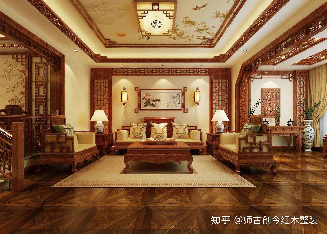 红木整装,低饱和诉说婉约之美 - 知乎