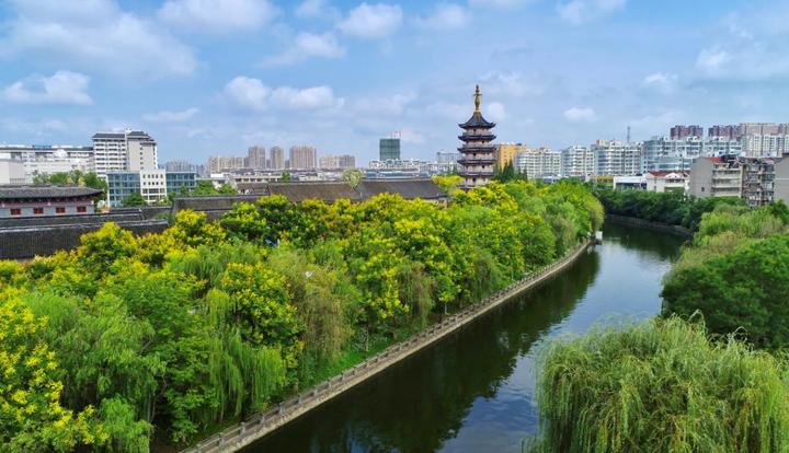 美丽的如皋护城河