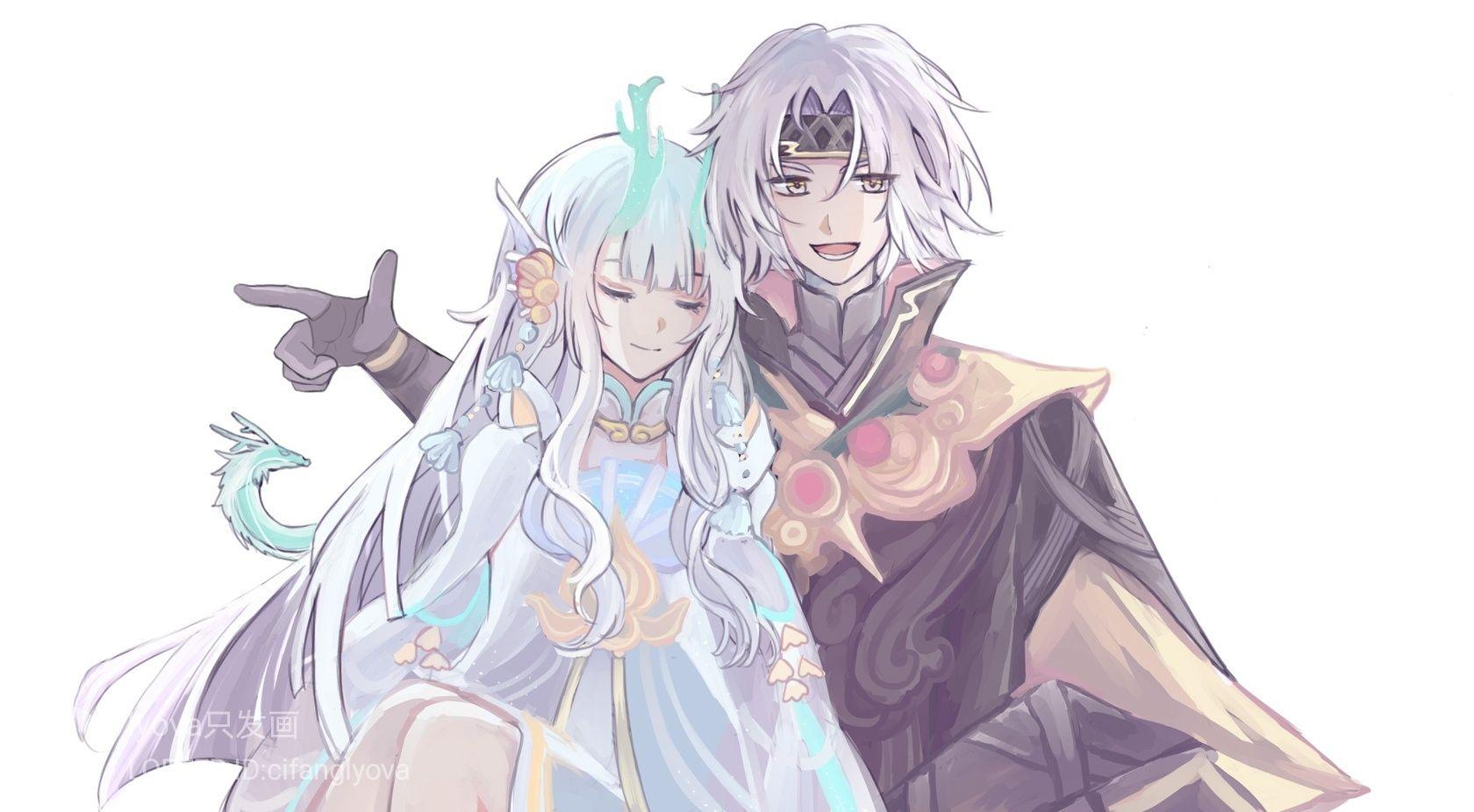 有没有东方曜和西施的动漫情头