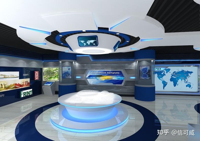 欣赏|15个高质量企业展厅设计案例合集 - 知乎