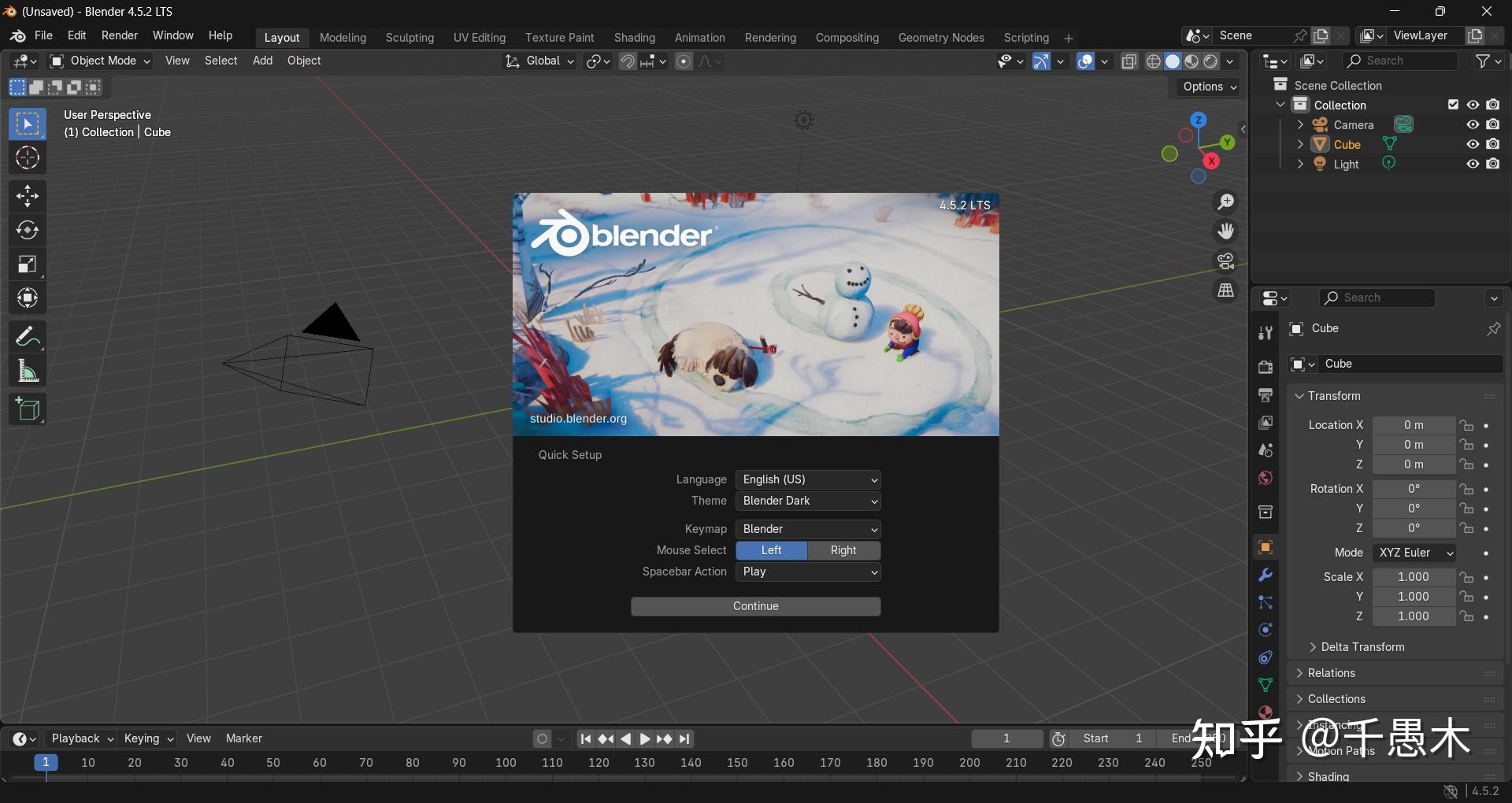 1.安装Blender（当前版本4.5.2） - 知乎