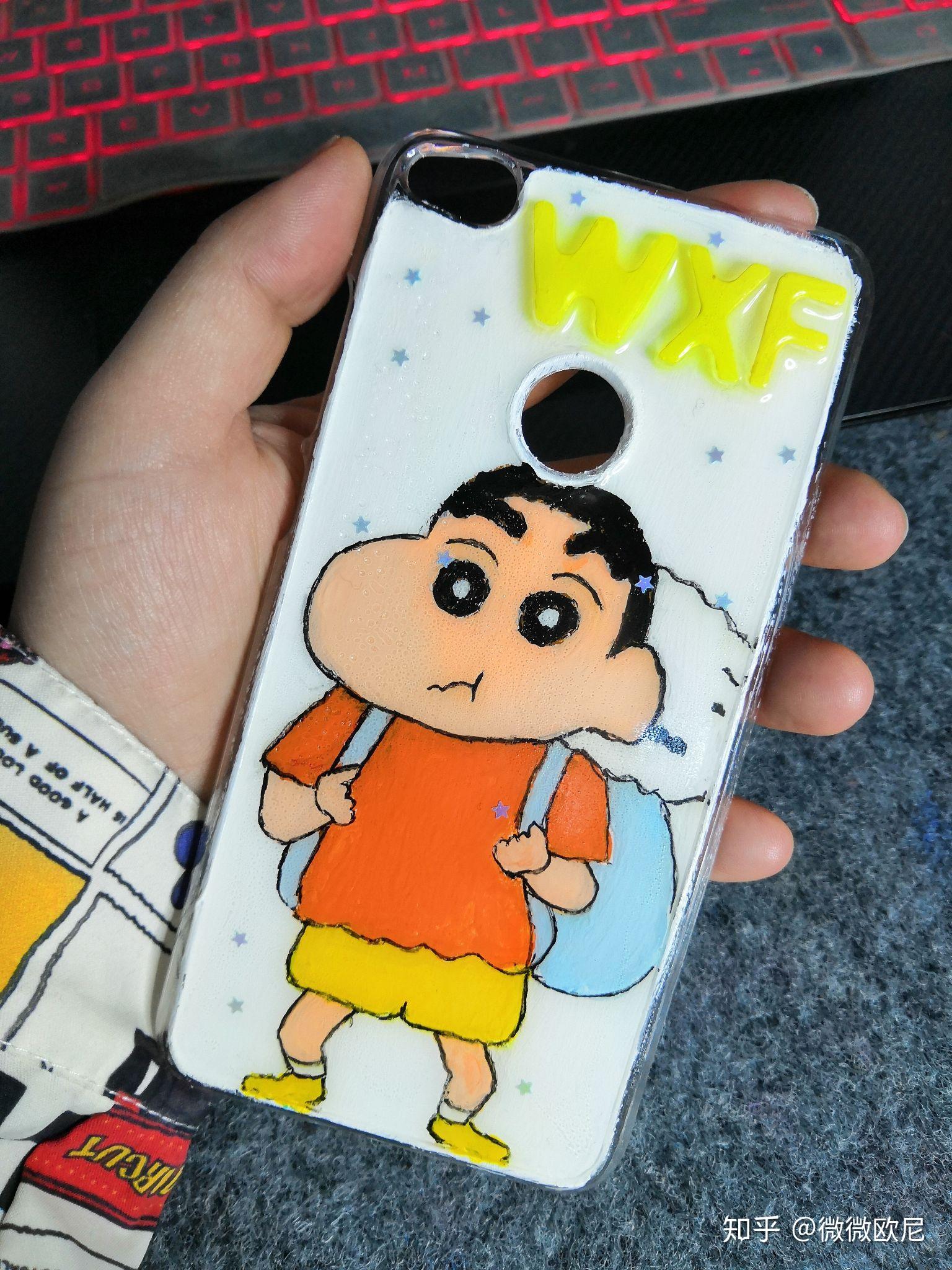 在手机壳上画画应该用什么颜料? - 知乎