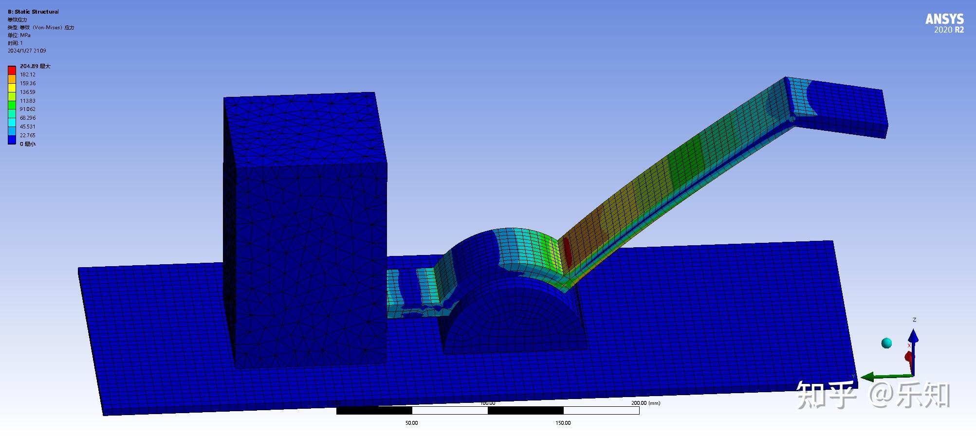Ansys静力学仿真实操入门 - 知乎