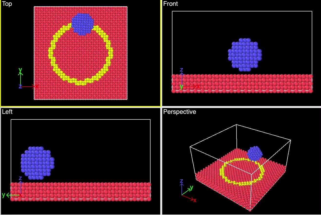 lammps模拟小球绕固定轴旋转 知乎