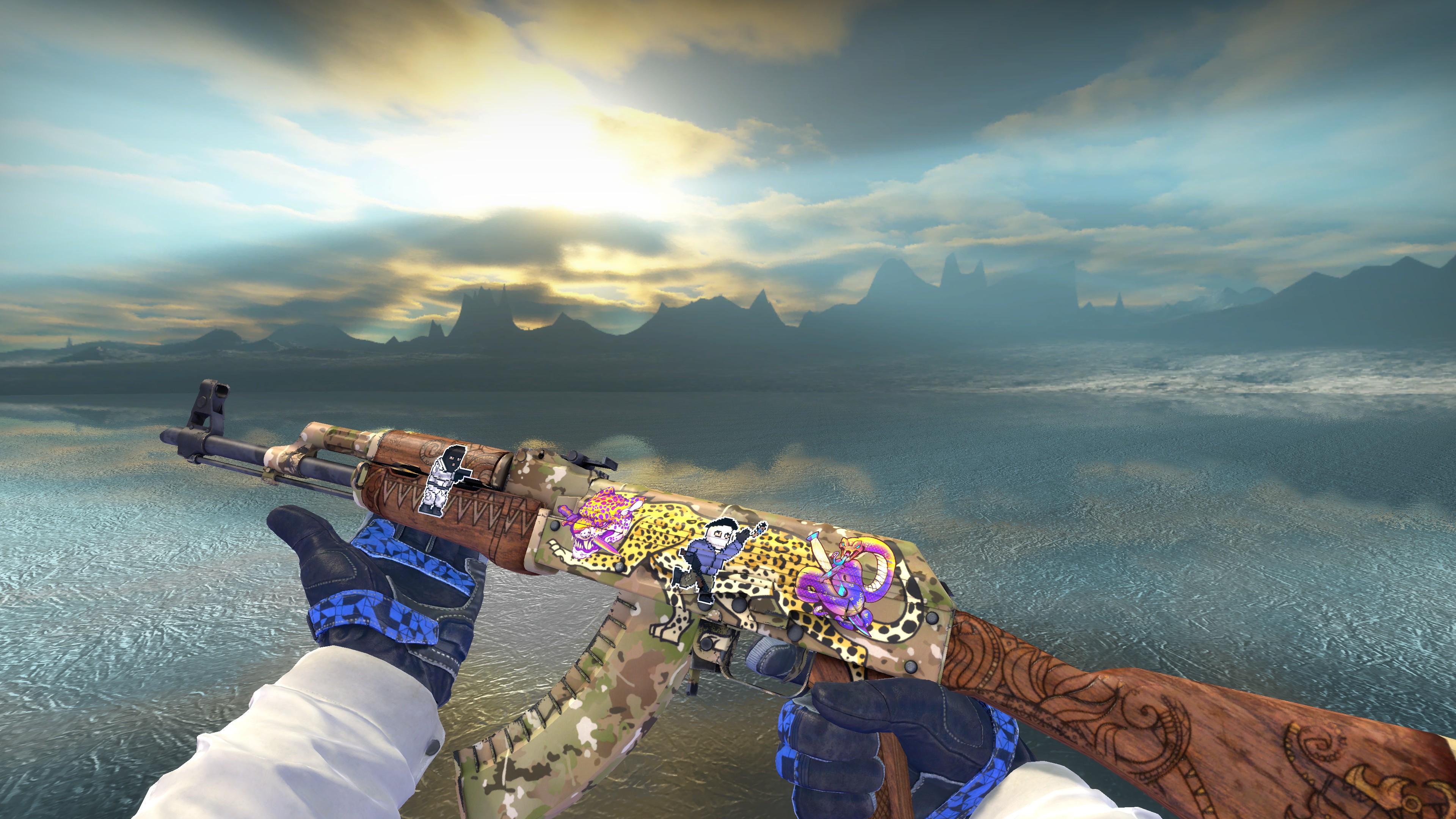 csgo有哪些贴纸和皮肤完美契合或创意十足的搭配?