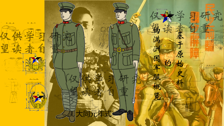 中国近代军服(六):基于原始史料的伪满洲国军服概览- 知乎
