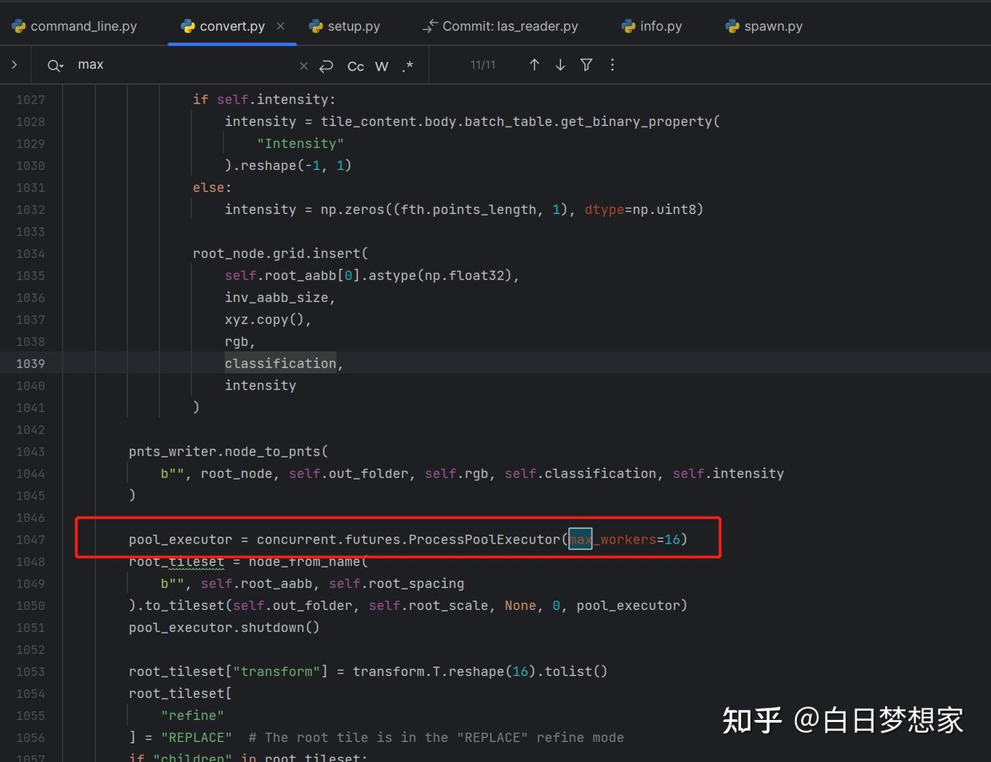  las 3d tiles python 