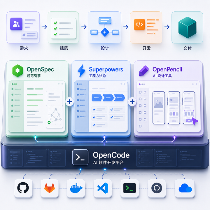 AI 辅助开发三件套：OpenSpec + Superpowers + OpenPencil 集成实战 - 知乎
