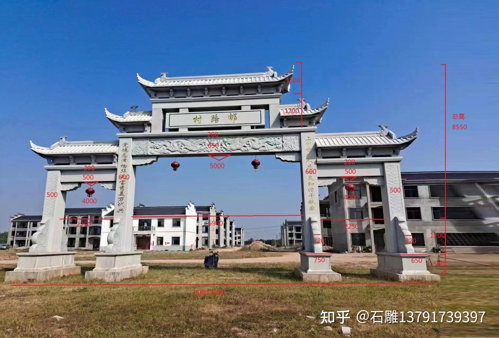 村口门楼图片造型特点有哪些 - 知乎