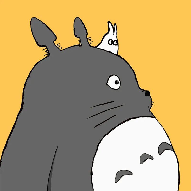 有什么动画电影《龙猫》的可爱头像分享?