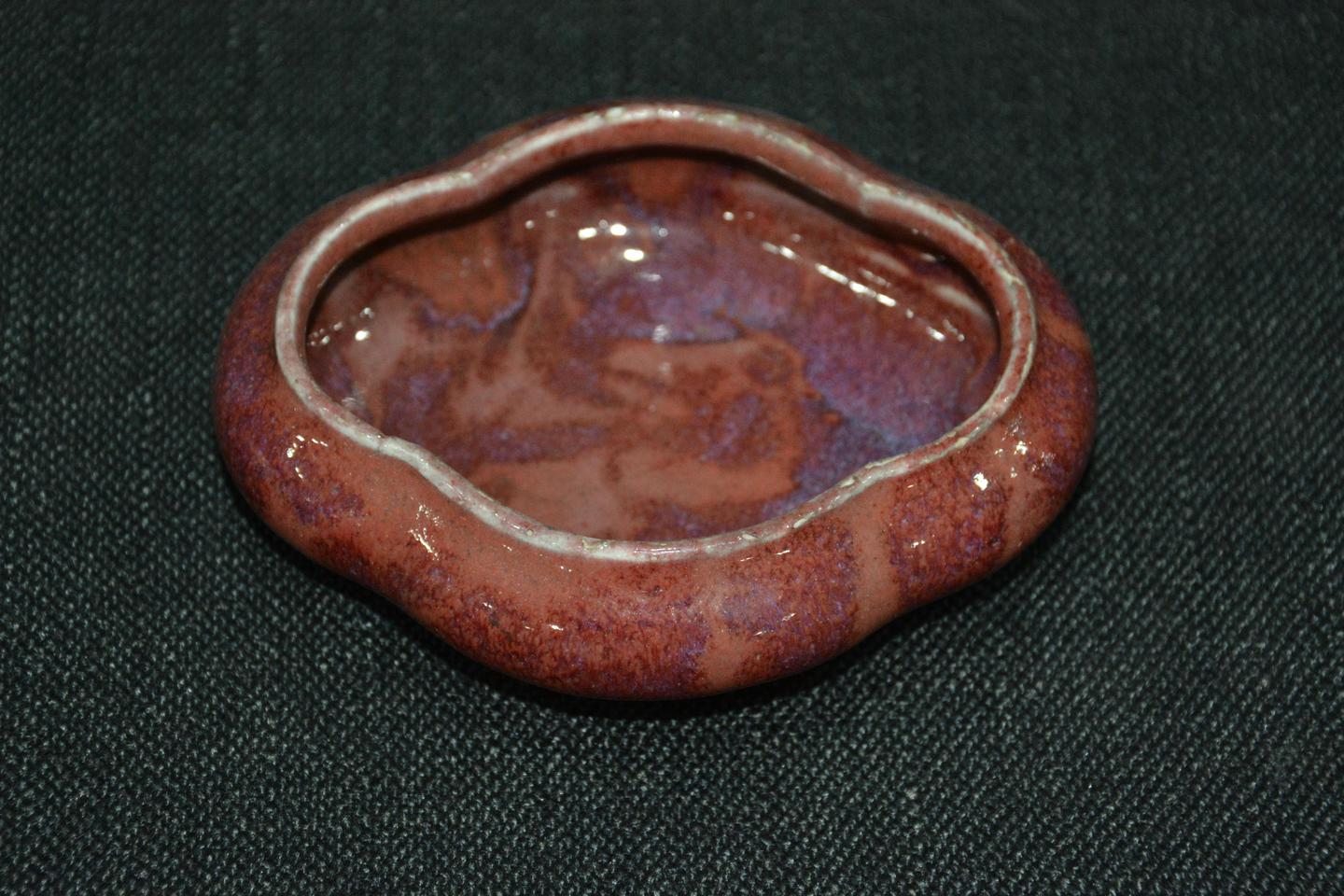 窑变釉海棠洗子清