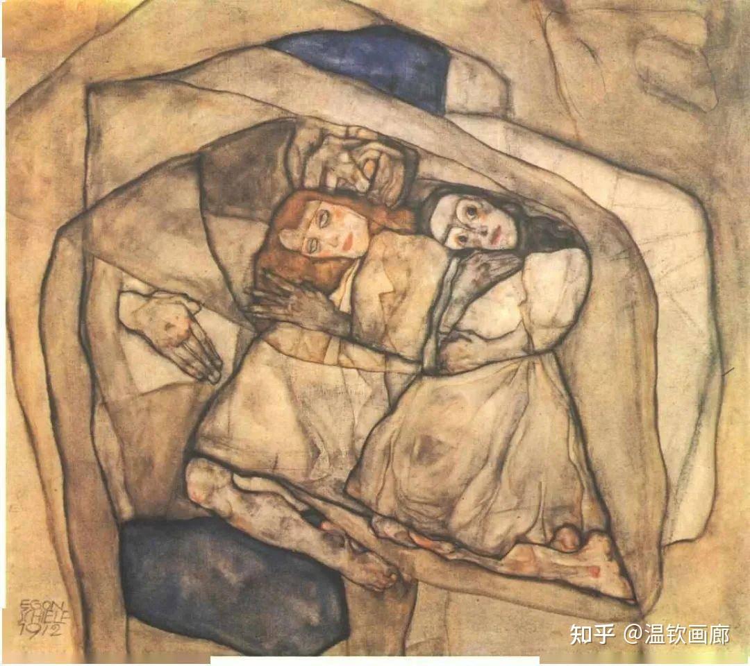 杰出的现代表现主义画家埃贡·席勒 - 知乎