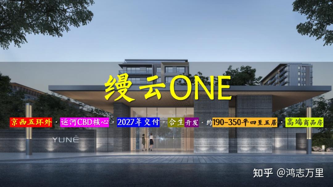 缦云ONE | 京东五环外 · 长安金轴 · 通州运河CBD · 2027年交付 · 缦系大平层 · 约199-350㎡四至五居 · 高端商品 ...