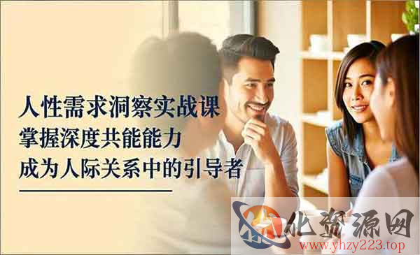 人性需求洞察实战_wwz