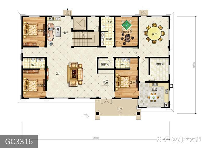 5款最新新中式别墅,效果图+平面图 - 知乎