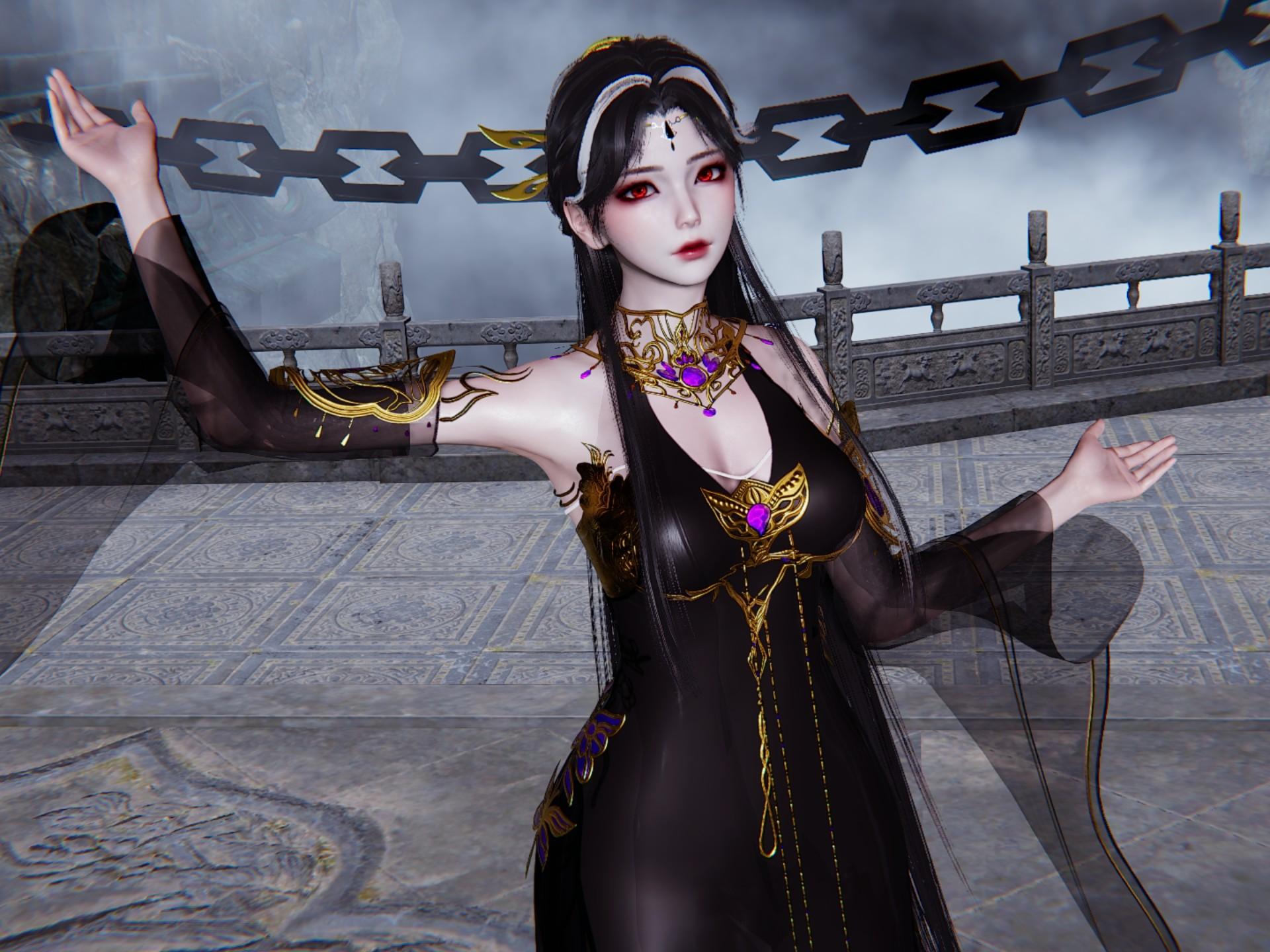 完美世界 魔女新建模 极乐净土