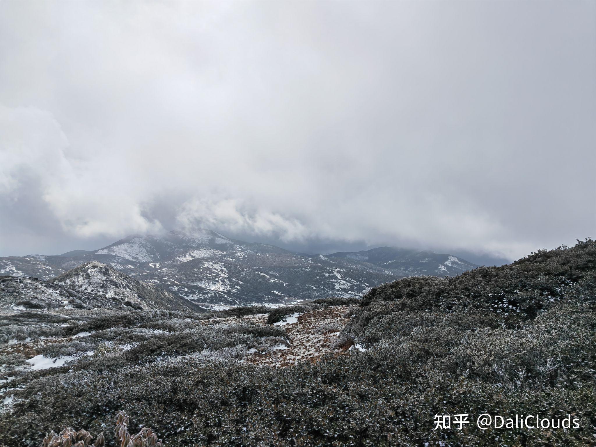 云南大理的苍山景区