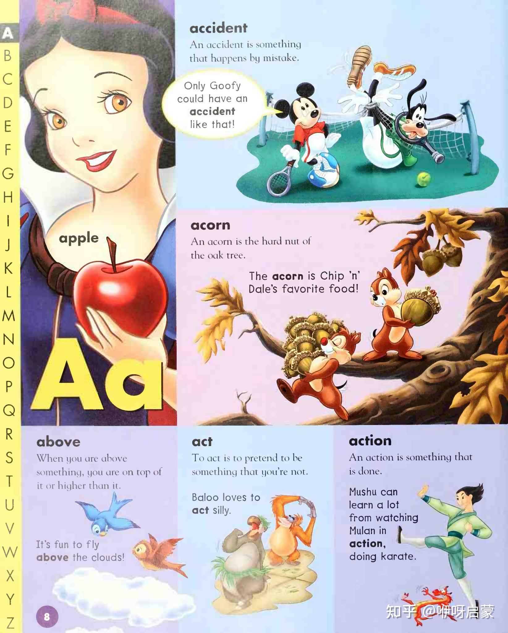 迪士尼儿童英语卡通图解词典Disney Picture Dictionary 电子版PDF - 知乎