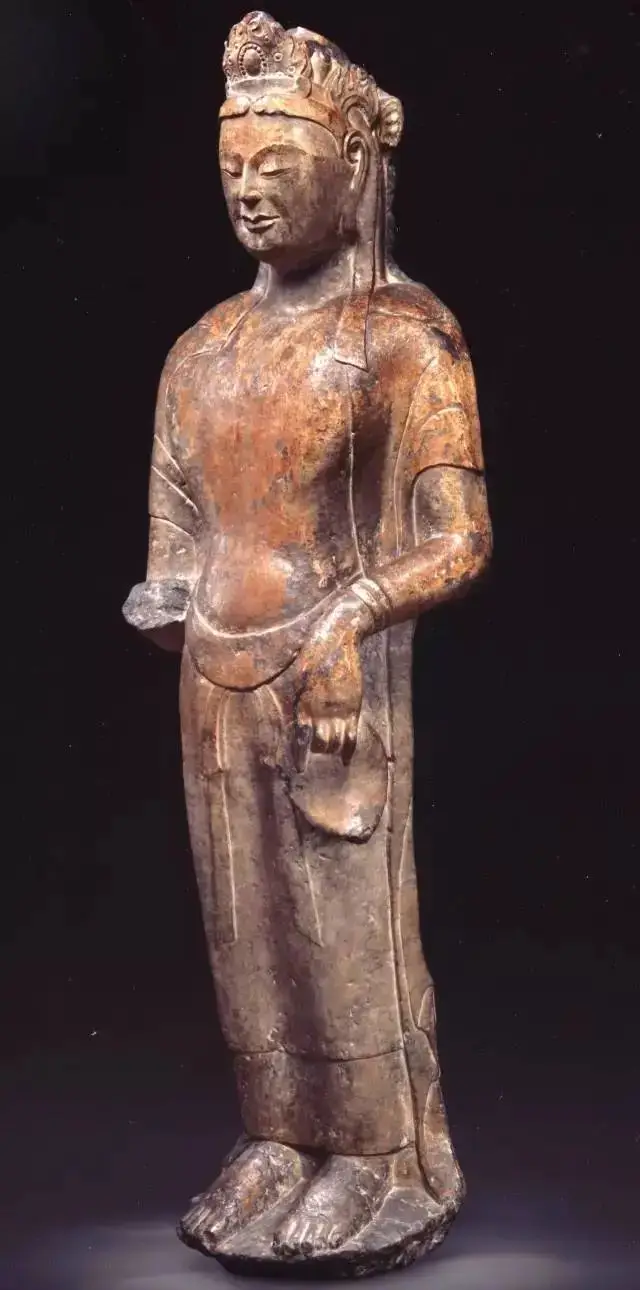 唐代 山西省天龍山石窟出土 砂岩雕観音佛頭 台 仏頭佛像仏教美術 WWFT061 佛首:佛首008 [佛像鉴定鉴赏收藏]