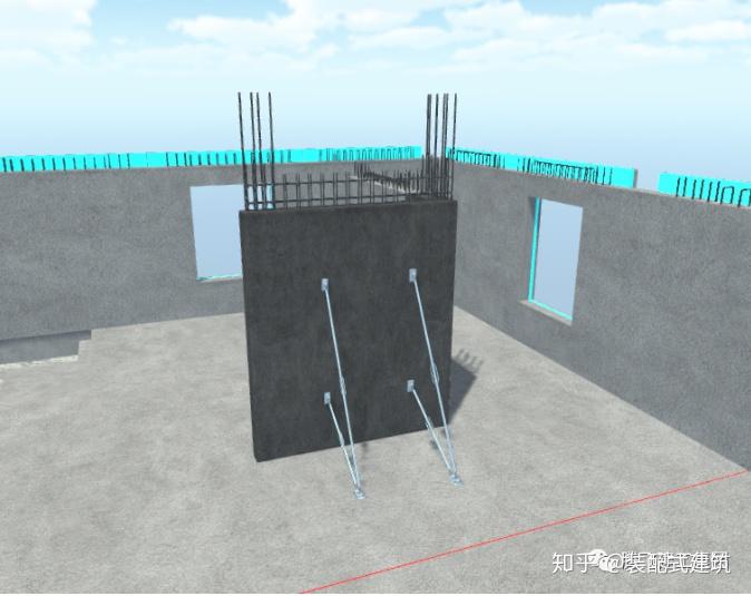 单层预制叠合剪力墙和双层剪力墙是如何安装的 - 知乎