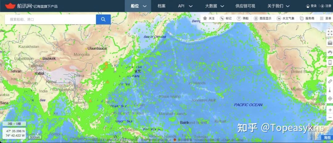分享10个全球船舶轨迹查询网站,时刻掌握货物动向 - 知乎