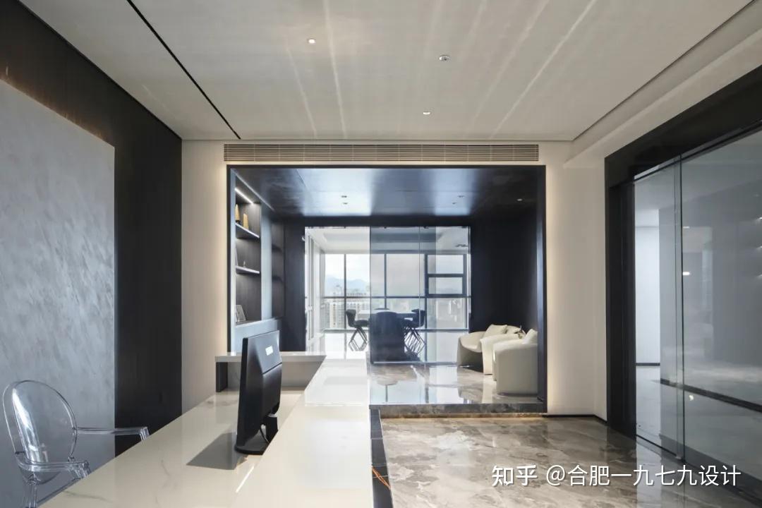 高级感现代办公室空间设计效果分享 - 知乎