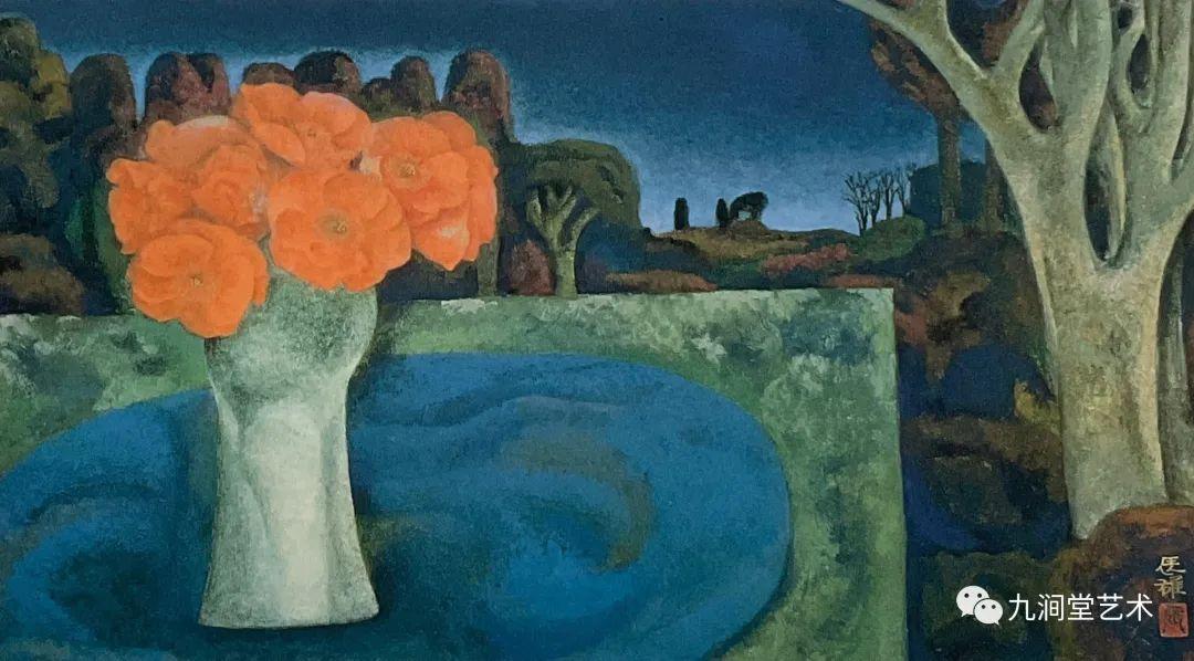 岩彩画| 高山辰雄（三） - 知乎