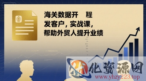 海关数据开发客户实战课，帮助外贸人提升业绩