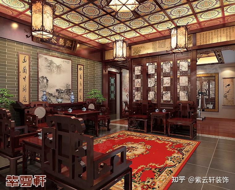 中式装修之中堂设计 念慈酝两间和气,心洁昭百代清芬 - 知乎