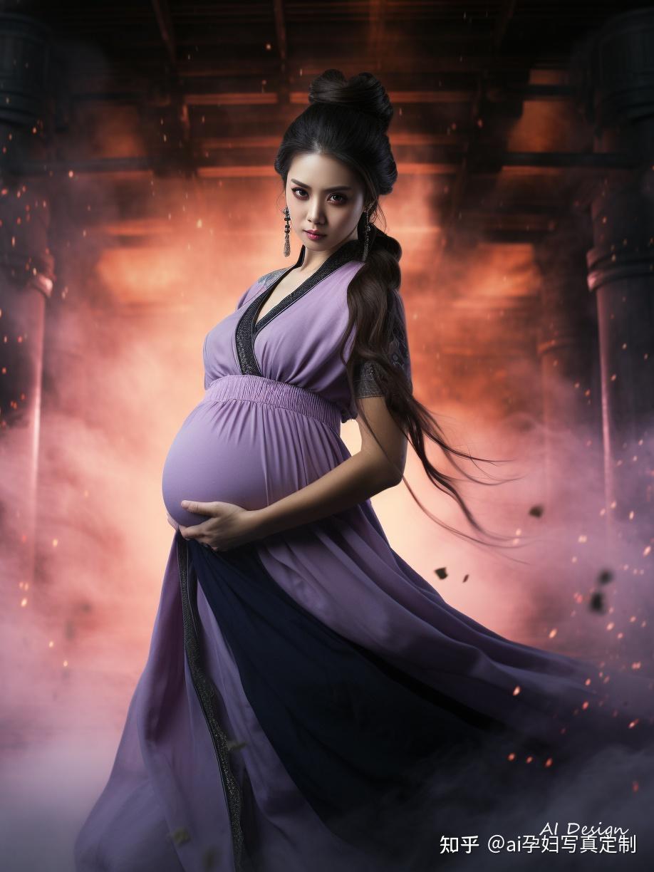孕妇ai绘画，仿真合成孕妇照图片 - 知乎