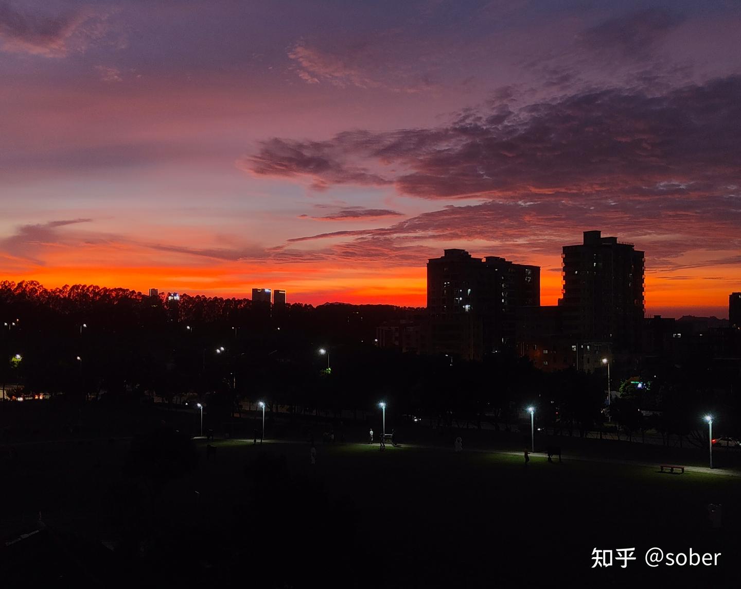 傍晚的天空 - 知乎