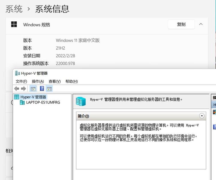 Win10 win11 hyper v 