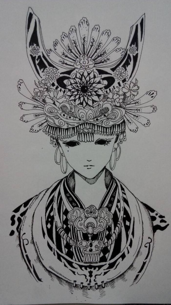 如何快速学会线描人物画