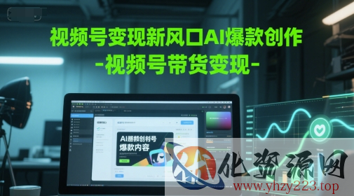 视频号变现新风口AI爆款创作-视频号带货变现