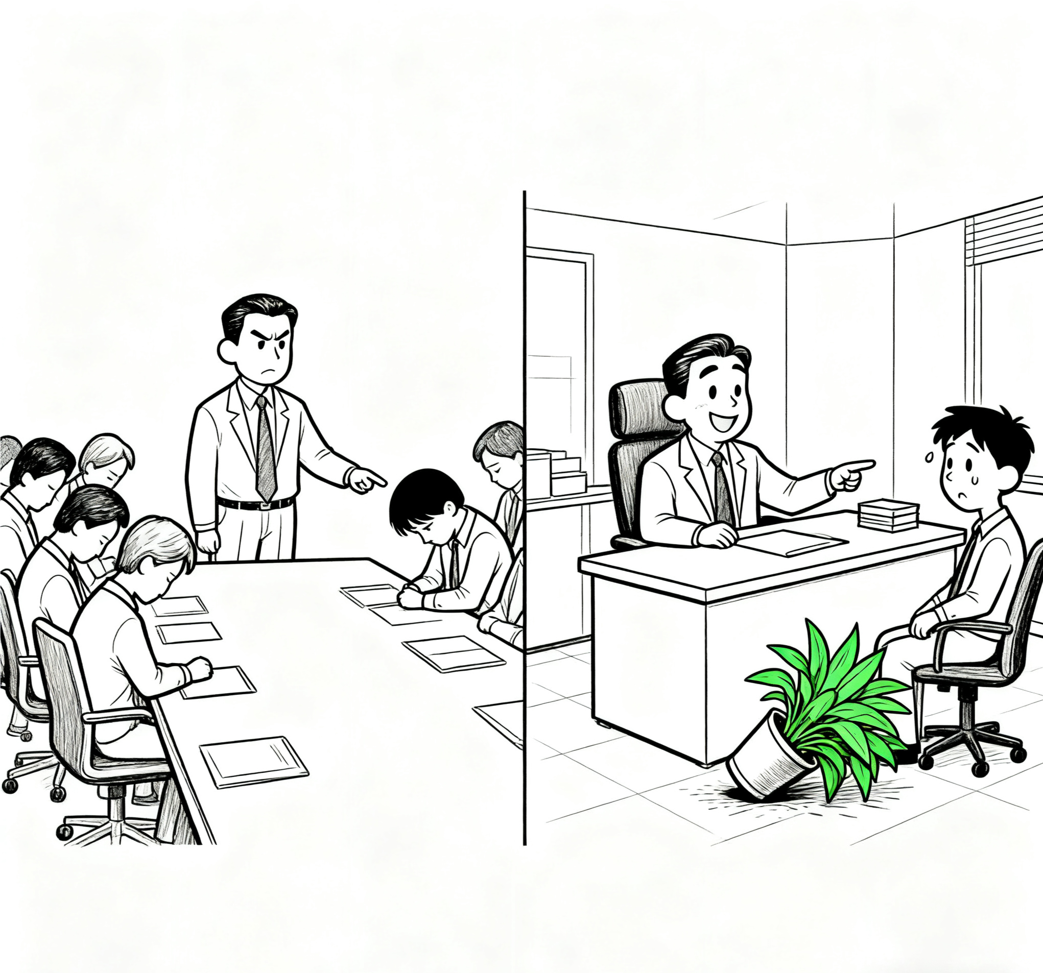 领导在大会上将我骂的狗血淋头,不让辩解,会后喊我进他办公室,只为