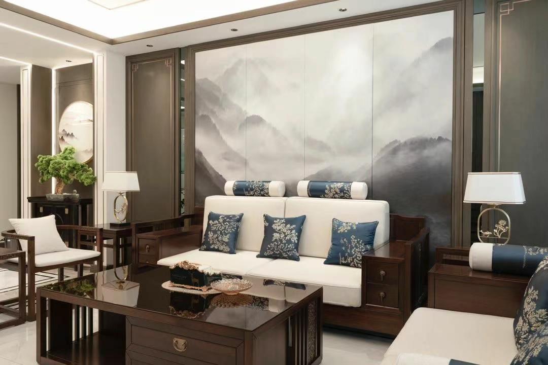 109㎡新中式风格案例,打造典雅高贵雅居豪庭 - 知乎
