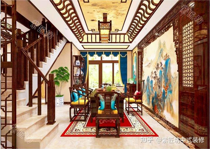 石家庄别墅装修丨这个560㎡的家堪称完美大宅，谁看了不心动 - 知乎
