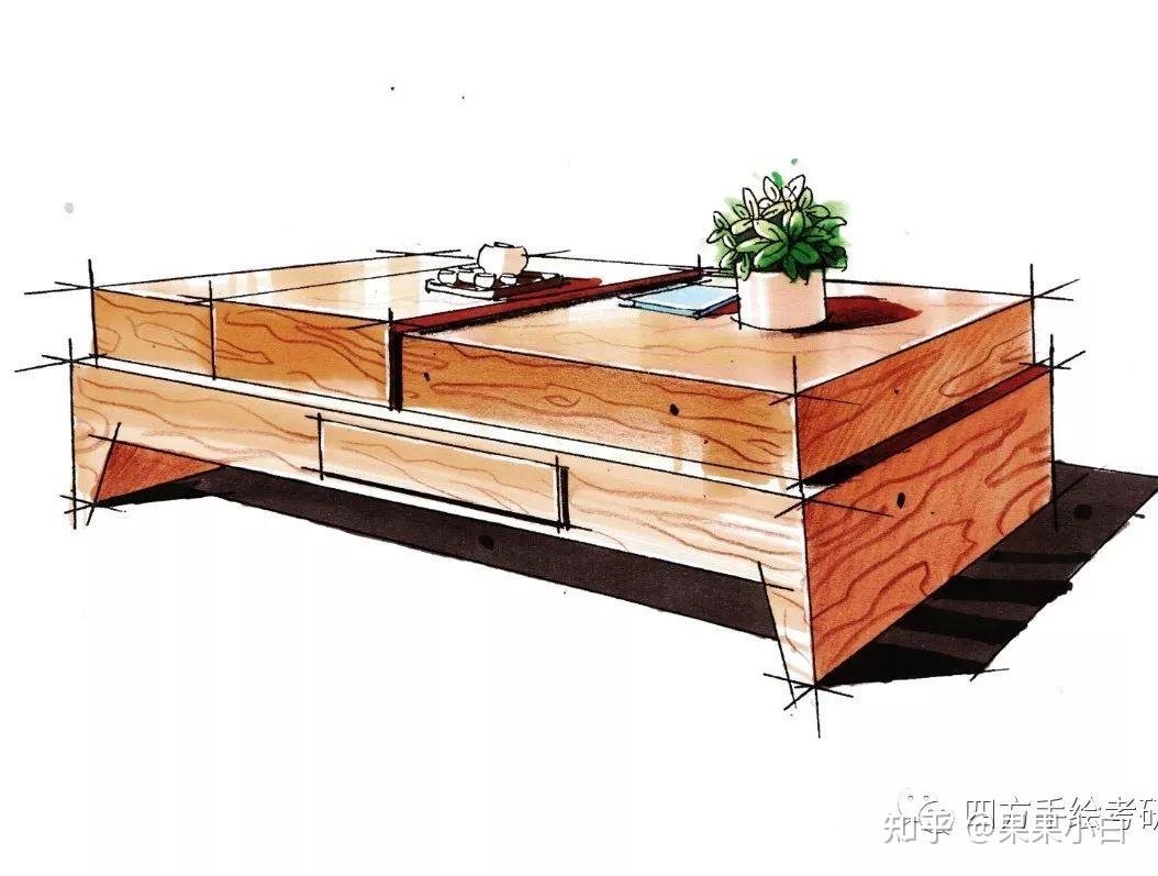 【零基础入门01】环艺快题要点解析:室内单体+室内效果图+景观植物绘制讲解,小白也能变大神! - 知乎